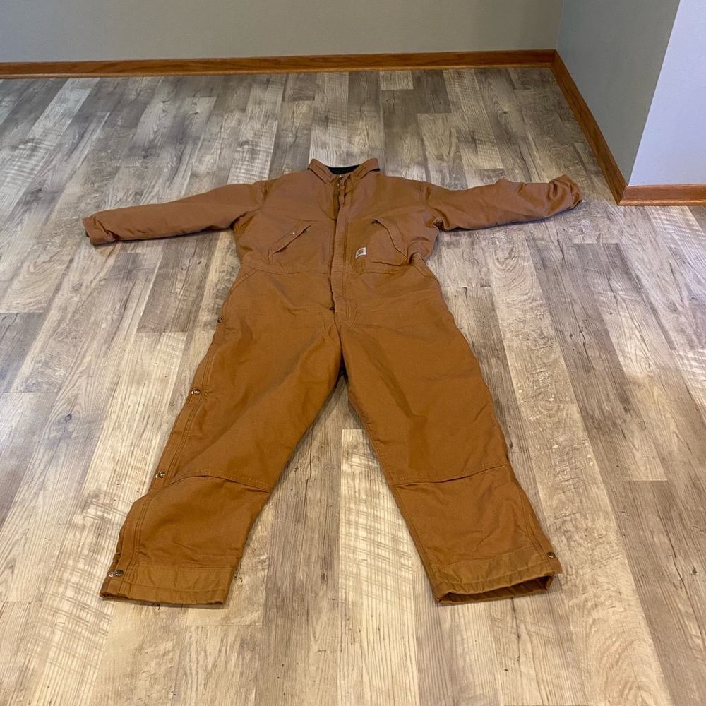 Carhartt bibs/overalls double XL great condition, caramel color